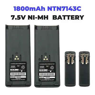 2PC 7.5V NTN7143 NTN7144 Battery For MOTOROLA HT1000 MTS2000 MT2000 GP900 GP1200 • $40.99