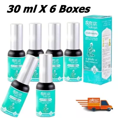 6X Sukaya Herbal Oil Spray Cold Formula Aroma Relieve Pain Knee Joint Wat Pho 30 • $139.89