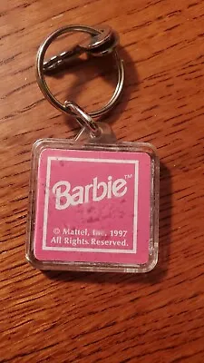 $9.25 • Buy Vintage 1997 Mattel Barbie Double Sided Keychain