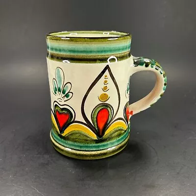 Vtg Coffee Mug Haas Brothers Handarbeit Gebruder Schaan Liechtenstein Pottery • $34.95