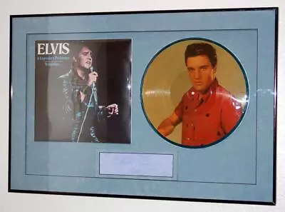 ELVIS PRESLEY A LEGENDARY PERFORMER: YESTERDAYS... Album & Facsimile Auto Scarf • $499.99