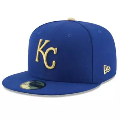 Kansas City Royals 59fifty New Era Royal Blue Fitted Hat • $22.95