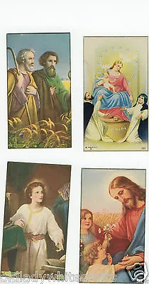 Vintage Holy Bible Prayer Cards  Lot Of 4  Prayers Jesus  Made In USA • $6.50