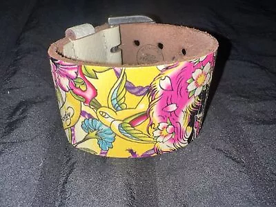 Ed Hardy Leather  Belt Cuff Bracelet • $30
