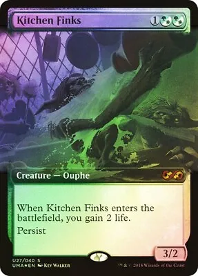 $6.88 • Buy MTG Ultimate Masters Kitchen Finks Foil X1 Extended Art Mythic NM/M