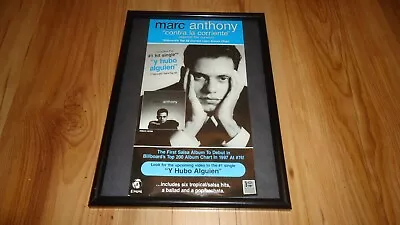 MARC ANTHONY Contra La Corriente-framed Original Advert • $16.16