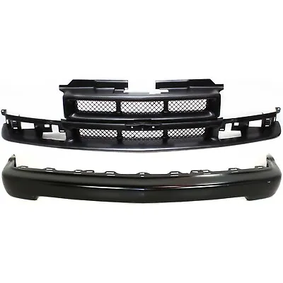 Front Bumper With Grille Kit For 1998-2004 Chevy S10 1998-2005 Chevy Blazer • $189.24