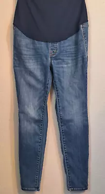 Madewell Maternity Over-the-Belly Skinny Jeans In Med Wash Denim  Sz 29 • $22.99