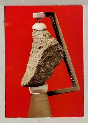 Uk Vintage Postcard Moon Rock  From Moon -apollo 12 1969 • $8.99
