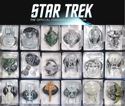 $69 • Buy Eaglemoss Star Trek Starship Collection + Mag Mint Con FREE Ex Ship Huge Range!