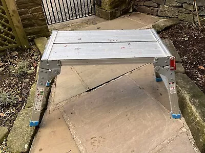 £10 • Buy MAC ALLISTER ALUMINIUM WORK PLATFORM STEP UP 300 X 550mm Ish