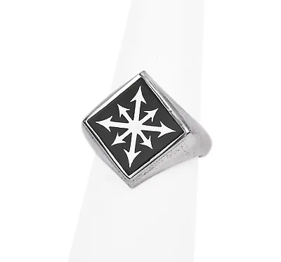 $39 • Buy Chaos Signet Ring (Retired) - Alchemy Gothic Chaos Star, Eight Arrows Of Chaos