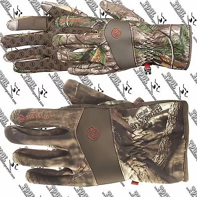 Manzella White Tail ST Bow Touch Tip 3 Ply Softshell Windproof Archery Glove • $24.99