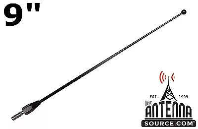 9  Black Spring Stainless AM/FM Antenna - Fits: 2010-2017 Victory Cross Country • $16.99