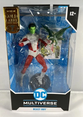 $41 • Buy DC Multiverse Beast Boy Teen Titans Gold Label McFarlane Toys 7” Action Figure