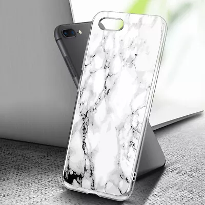 $7.99 • Buy ( For IPhone 7 ) Art Clear Case Cover C0077 Carrara Marble