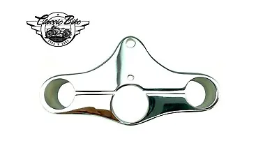 Harley Triple Clamp Offset Front Fork Springer Kuncklehead Chrome • $129