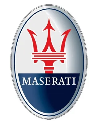 3D STICKER MASERATI CAR BATCH LOGO SHIELD DECAL 3.3x5 Cm DOMING LUXURY VINYL TOP • $3.99