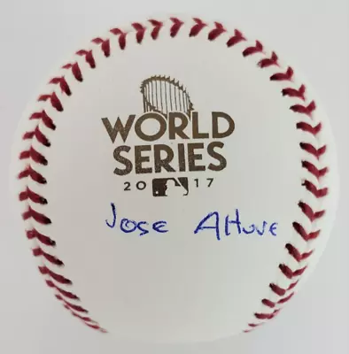 Jose Altuve Signed Official 2017 World Series Baseball (JSA Witness & USA SM) • £280.58