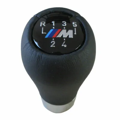 5 Speed Real Leather Gear Shift Knob For BMW 5 7 Series Sport ///M E36 E46 E34 • $13.59