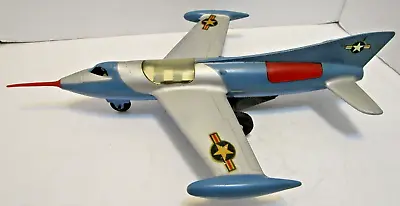 Vintage Marx Plastic Friction Jet W/moving Turbine Engine • $60