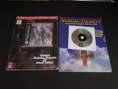 Vandal Hearts & Vandal Hearts 2 With Strategy Guides All Play Good • $119.99