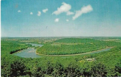 CHARLESTOWN WV:  Shenandoah River From Blue Ridge Mtns  Vintage Chrome PC 117A • $2.25