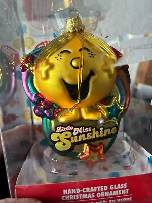 Vintage Hand Crafted Glass Little Miss Sunshine 2008 Kurt S. Adler Ornament • $17.99