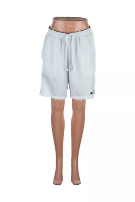 Nike Men Shorts Athletic LG White Polyester • $17.99