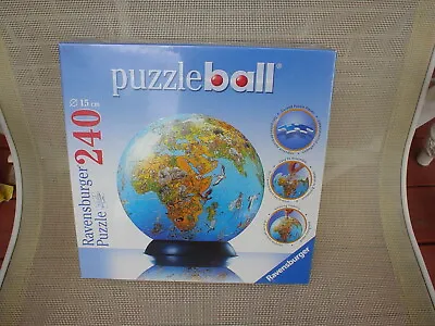 **240 Pc. Ravensburger (3d Globe - Puzzleball - Puzzle Ball) Jigsaw Puzzle - New • $16.95
