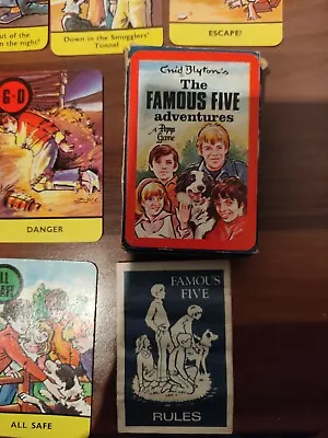 Vintage Enid Blyton's Famous Five Adventures Card Game - A Pepy's Game • £6.99