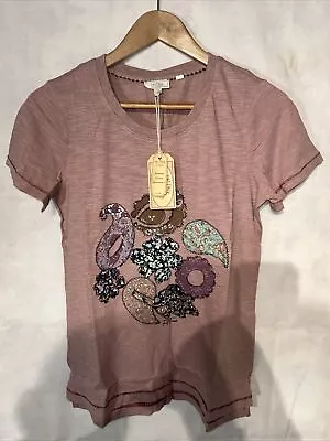 Ladies Fat Face Patchwork Paisley T Shirt. New Tagged Size Small • £17.50