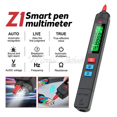 BSIDE Z1 Mini Digital Multimeter Smart Pen LCD Voltmeter Resistance Detector • $20.30