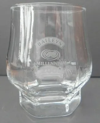 £7.50 • Buy Baileys Irish Cream Etched Millennium 2000 Hexagonal Glass  4  (10cm) 6 Avai