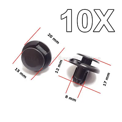 10 X Radiator Grille Wheel Run Splash Protection Bumper Decorative Clip For Honda Toyota • $3.09