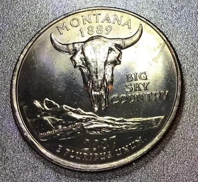 2007 P Montana State Quarter BU *GEM* • $2.49