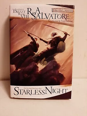 Starless Night By R.A. Salvatore Hardcover W/ Dust Jacket 2006 WotC 1st Edition • $35.99