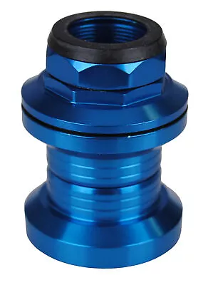 Alloy Old School BMX Bicycle Headset - 1  Threaded W/ 32.5mm Cups - BLUE • $40.99