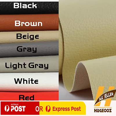 Marine Vinyl Upholstery Faux Leather Fabric Renew Furniture Automotive Interior • $19.52