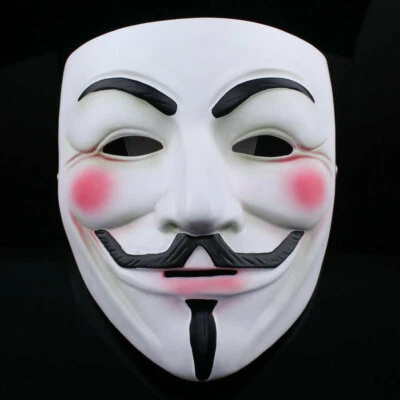$15.21 • Buy V For Vendetta Guy Fawkes Full Face Resin Horror Party Masks Halloween Cosplay