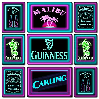 £3.99 • Buy Man Cave Bar Signs Metal Neon Wall Home Decor Pub Tiki Plaque Beer Poster Gifts