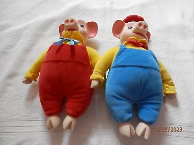 £19.95 • Buy Pinky And Perky - 16  Hard Plastic / Soft Plush Figures