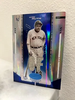 Babe Ruth 2004 Dual Game Worn Jersey Material Patch Relic Threads Swatch 9/25  • $1250