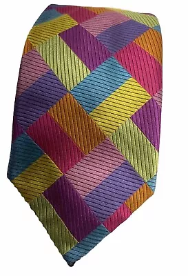 Duchamp London Silk Neck Tie MultiColor 60 X 3.5 • $24.98