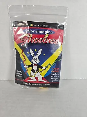 Color Changing Shoelace By Trickmaster Magic Trick NOS • £5.78