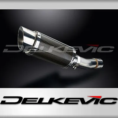 Suzuki SV650 Delkevic 8  Mini Carbon Fiber Round Muffler Exhaust Slip On 98-02 • $299.99