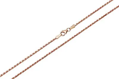14k Solid Rose Gold Rope Chain Necklace 1.5mm-2.5mm Men's Women Size 16 -30  • $269