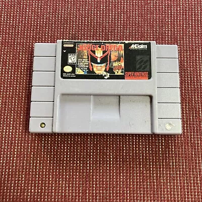 Super Nintendo SNES Judge Dredd AUTHENTIC GOOD • $9.99