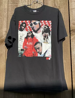 2007 Monster Jam Concert Lil Wayne Kanye West T-Pain Rap Tee  Very RARE!! XL • $400