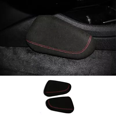 2 Pieces Cowhide/Suede Leather Car Drive Leg Knee Pad Pillow Universal For BMW • $25.19